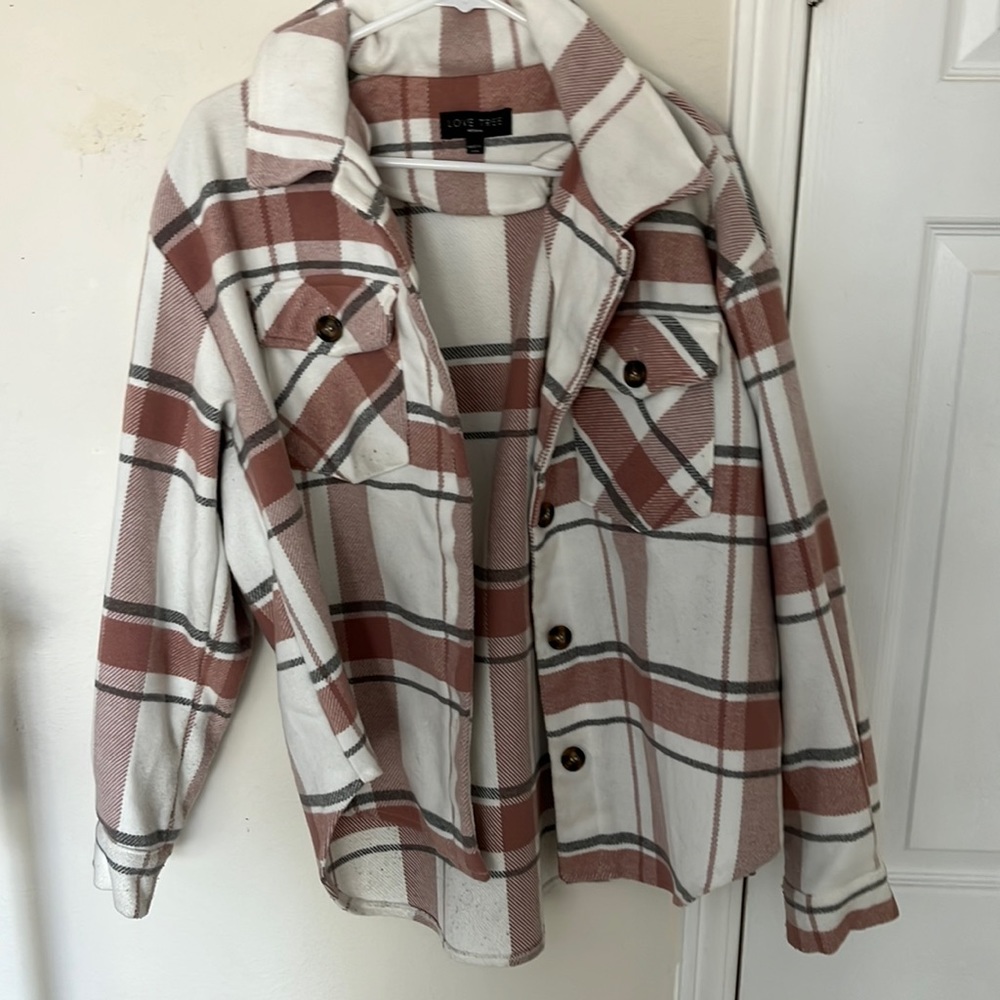 Pink flannel/jacket - Picture 2 of 4